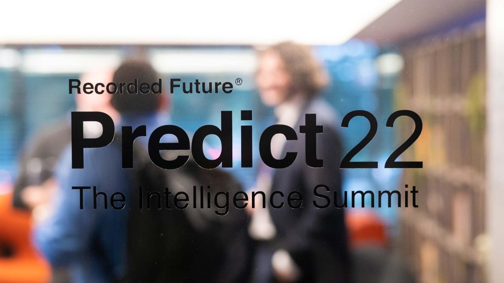 Recorded Future Predic22 glass vinyl application