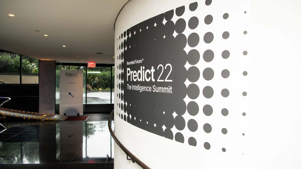 Recorded Future Predic22 wall vinyl wrap